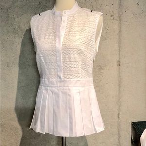 Burberry blouse white